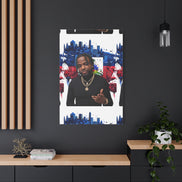 Personalized Urban Flag Background Matte