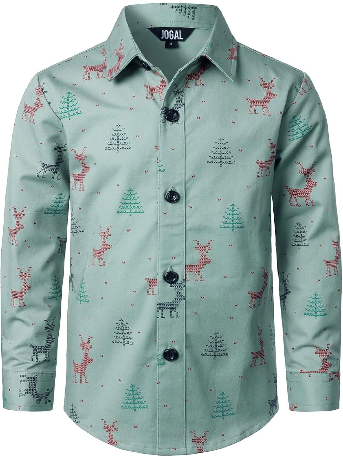 Kids Christmas Shirt - Santa Claus Button Down for Boys & Girls | AURORE LUXURE