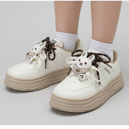 Girls PU Leather Sneakers - Anti-Slip Casual Sport Shoes | AURORE LUXURE