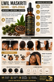 Aurore Luxure Haitian Black Castor Oil/ maskriti – Organic & Natural 100% Pure Castor Hair & Body Oil