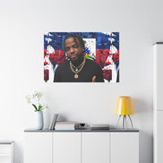 Personalized Urban Flag Background Matte