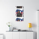 Personalized Urban Flag Background Matte