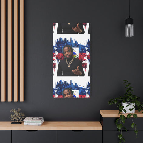 Personalized Urban Flag Background Matte