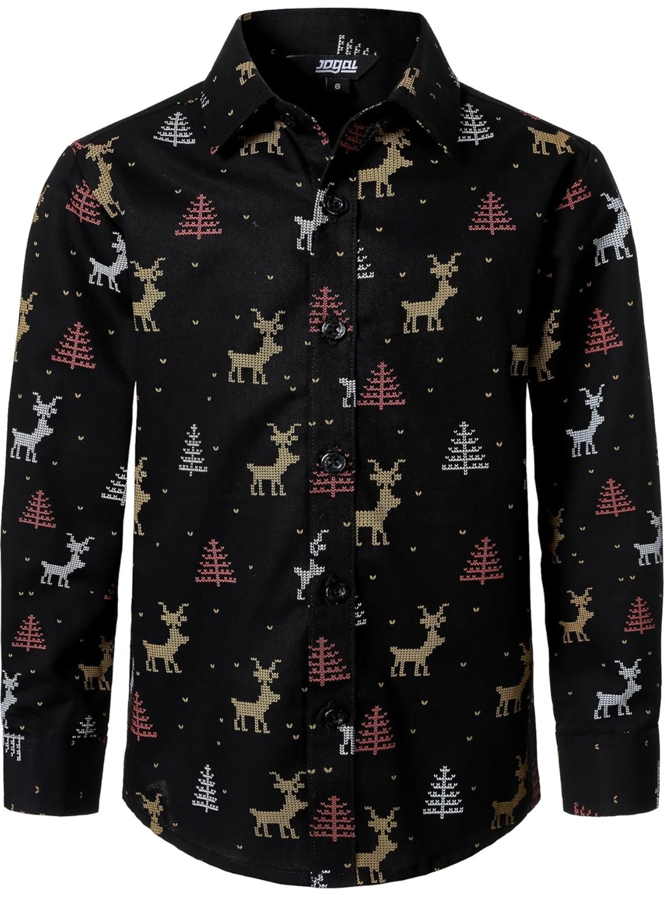 Kids Christmas Shirt - Santa Claus Button Down for Boys & Girls | AURORE LUXURE