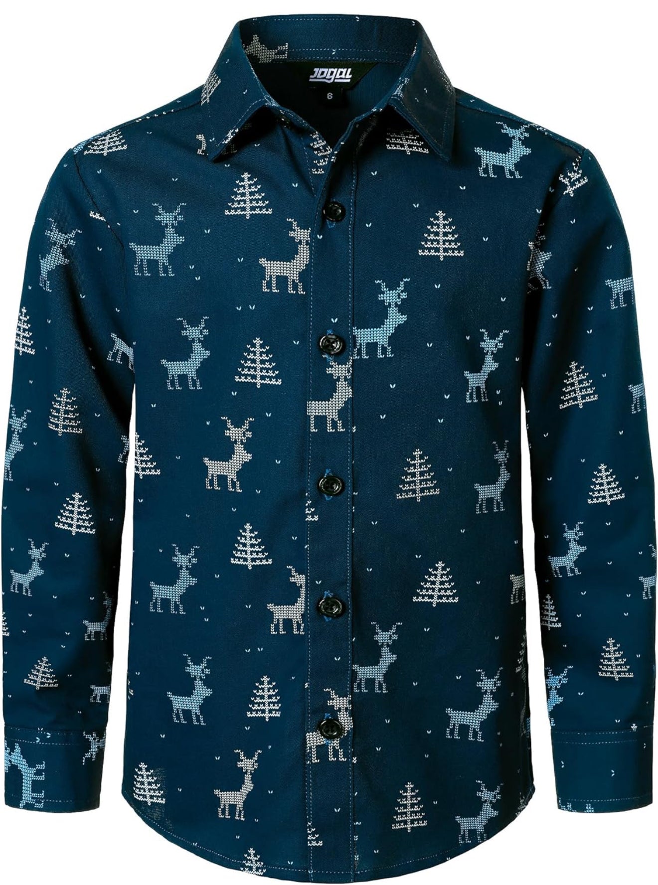 Kids Christmas Shirt - Santa Claus Button Down for Boys & Girls | AURORE LUXURE