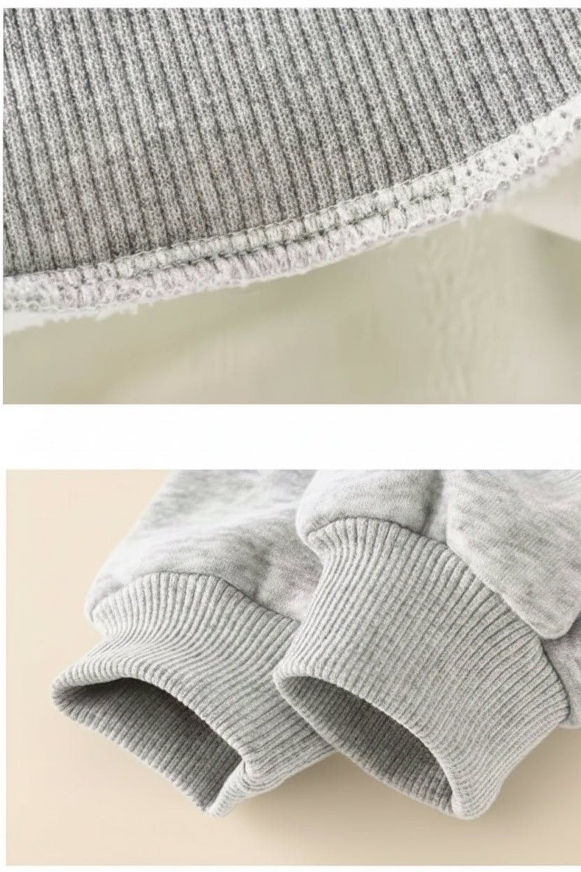 Kids Winter Sports Outfit Set - Warm Sweatshirt & Trousers | AURORE LUXURE