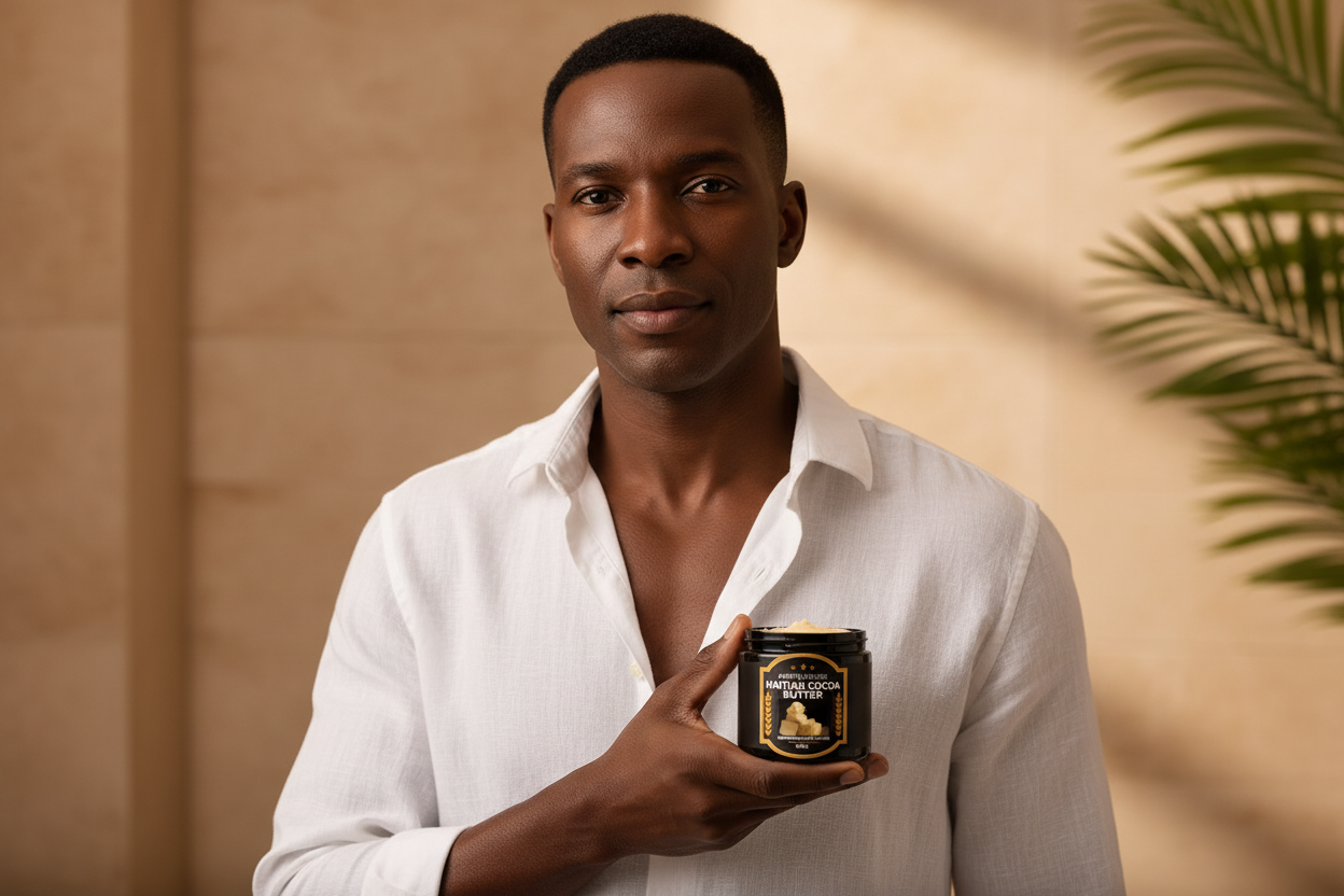 Premium Haitian Cocoa Butter Oil - 100% Organic | AURORE LUXURE