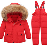 Kids 2-Piece Snowsuit - Waterproof Puffer Jacket & Snow Pants Set | AURORE LUXURE