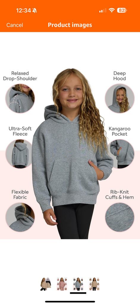 Girls 3-Pack Sweatshirts - Hoodies & Quarter Zip Fleece Set | AURORE LUXURE