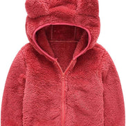 Toddler Bear Ear Hoodie - Fleece Winter Jacket for Boys & Girls _ AURORE LUXURE