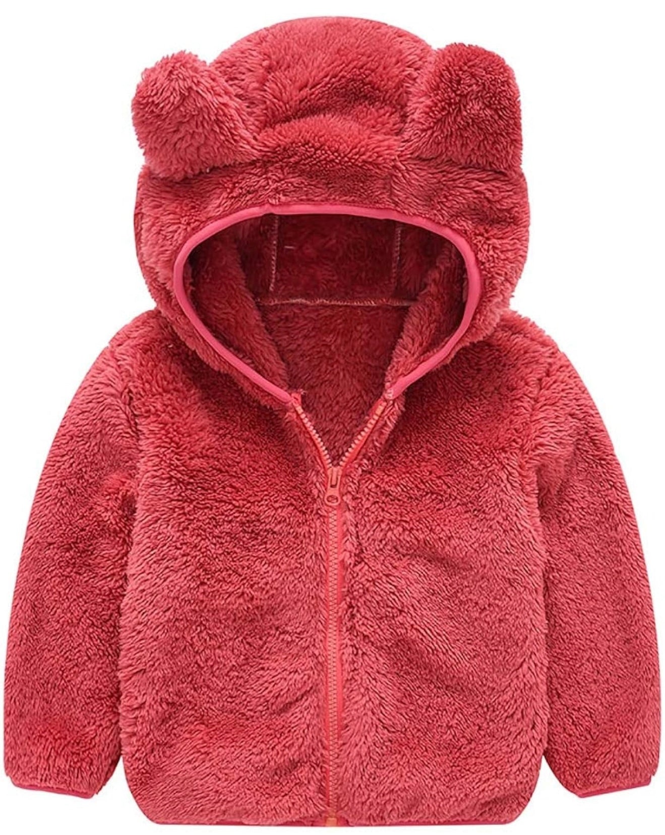 Toddler Bear Ear Hoodie - Fleece Winter Jacket for Boys & Girls _ AURORE LUXURE