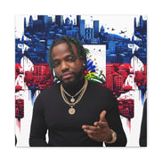 Personalized Urban Flag Background Matte