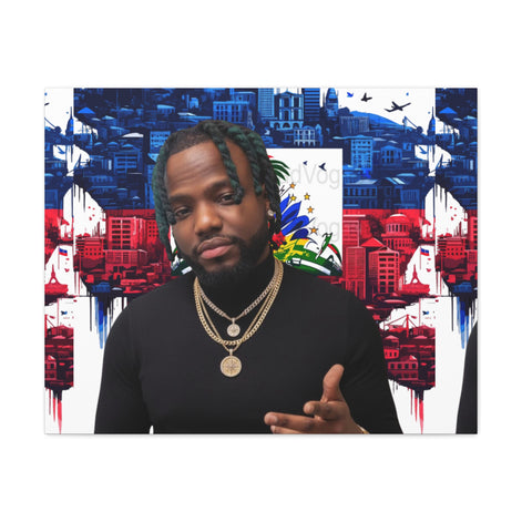 Personalized Urban Flag Background Matte