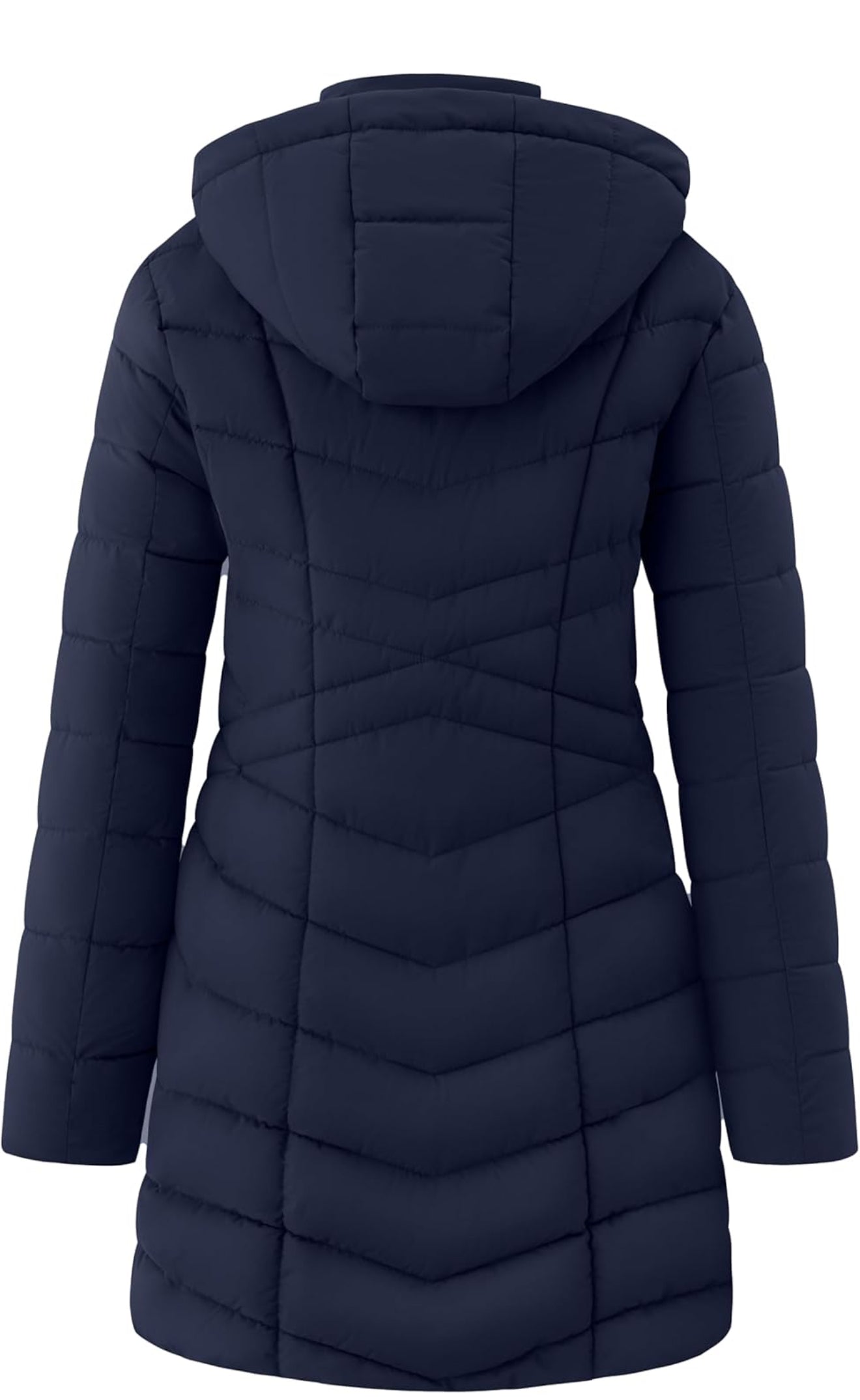 Women's Long Puffer Jacket - Warm Quilted Winter Coat (Plus Size) | AURORE LUXURE