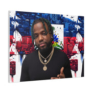 Personalized Urban Flag Background Matte