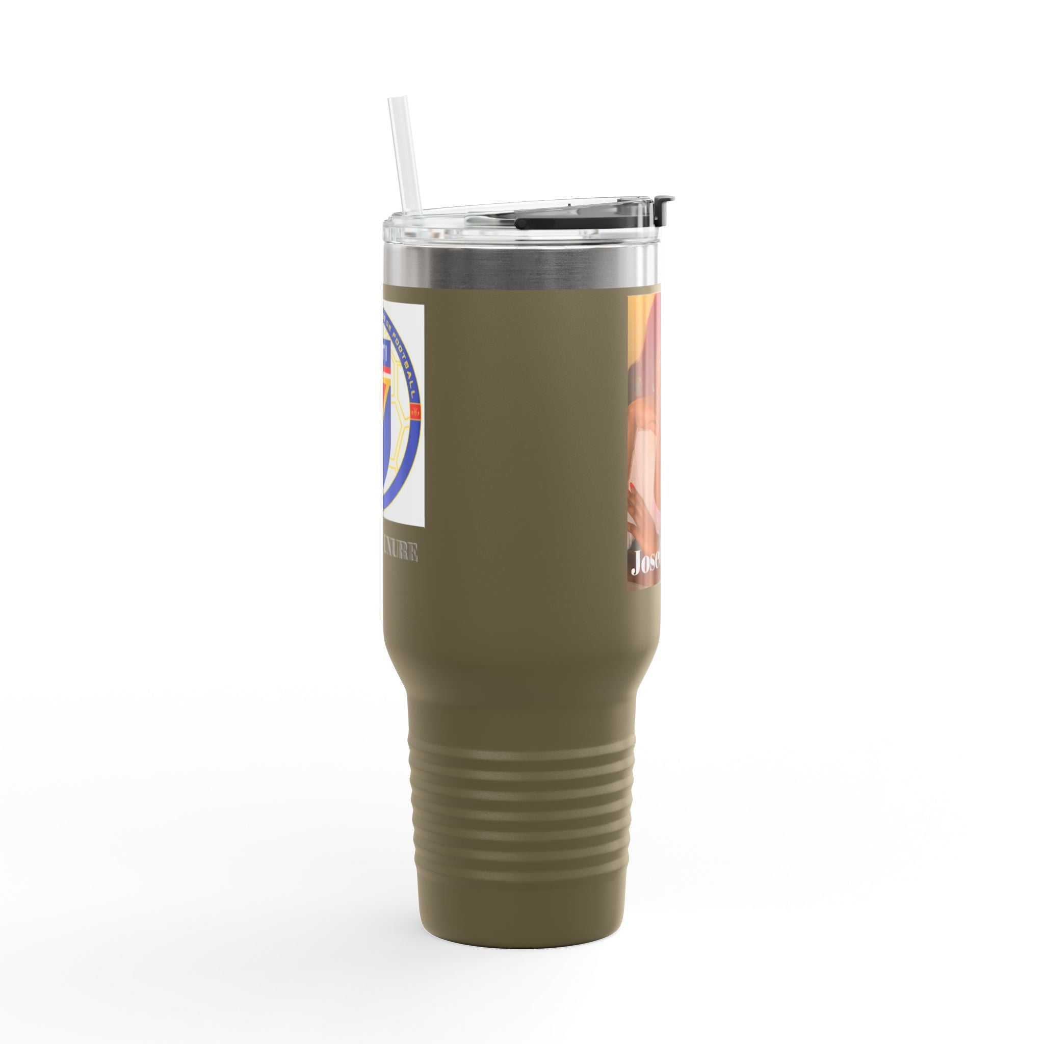 40oz Custom Photo Tumbler - Personalized Insulated Travel Mug