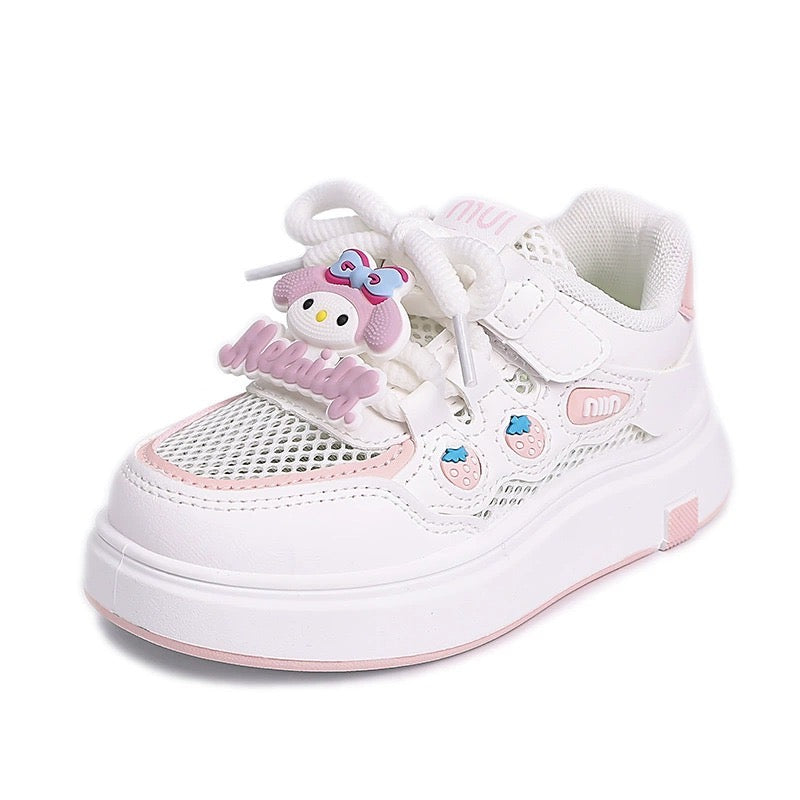 Girls PU Leather Sneakers - Anti-Slip Casual Sport Shoes | AURORE LUXURE