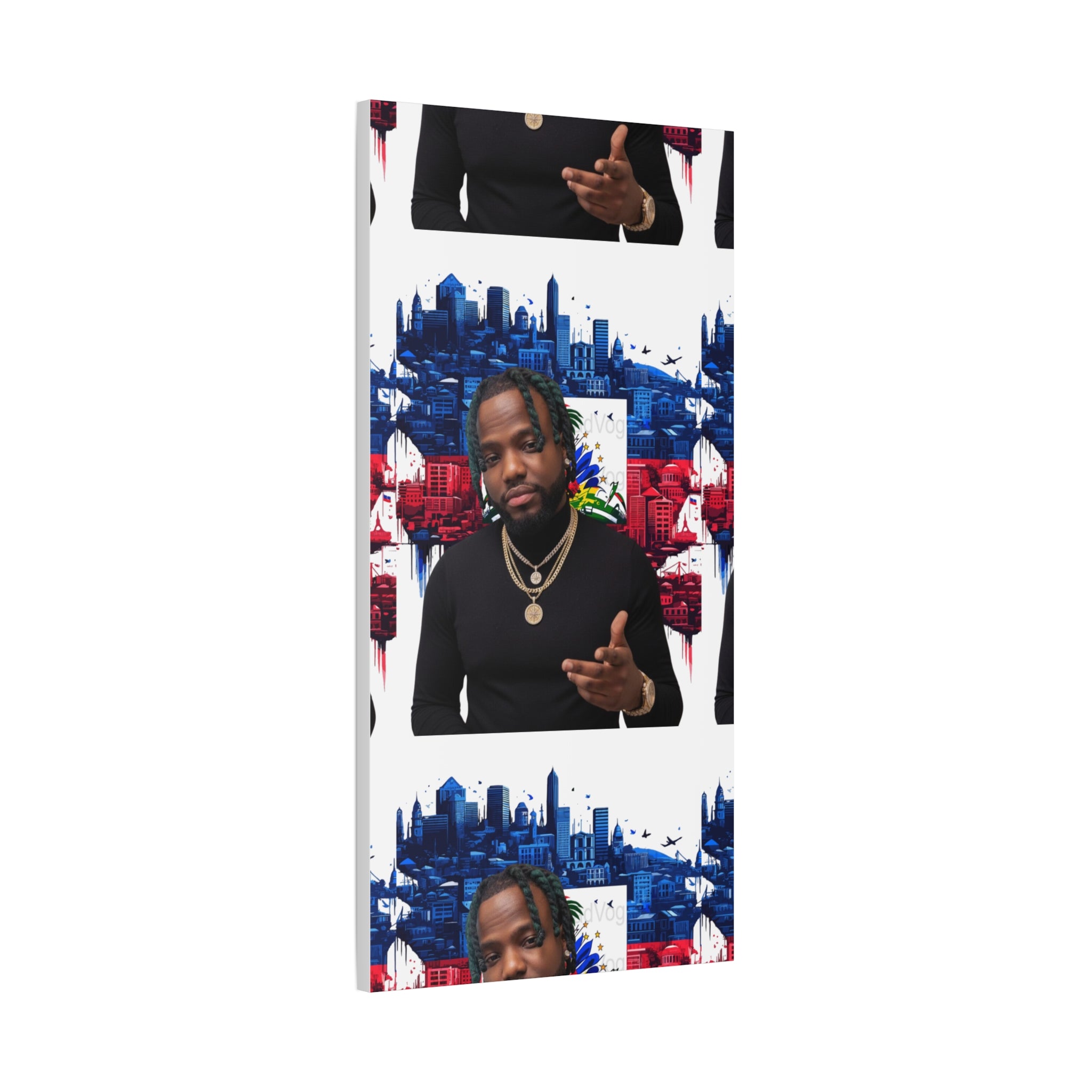 Personalized Urban Flag Background Matte