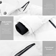 Men's & Women’s Waterproof Puffer Jacket - Hooded Winter Coat | AURORE LUXURE