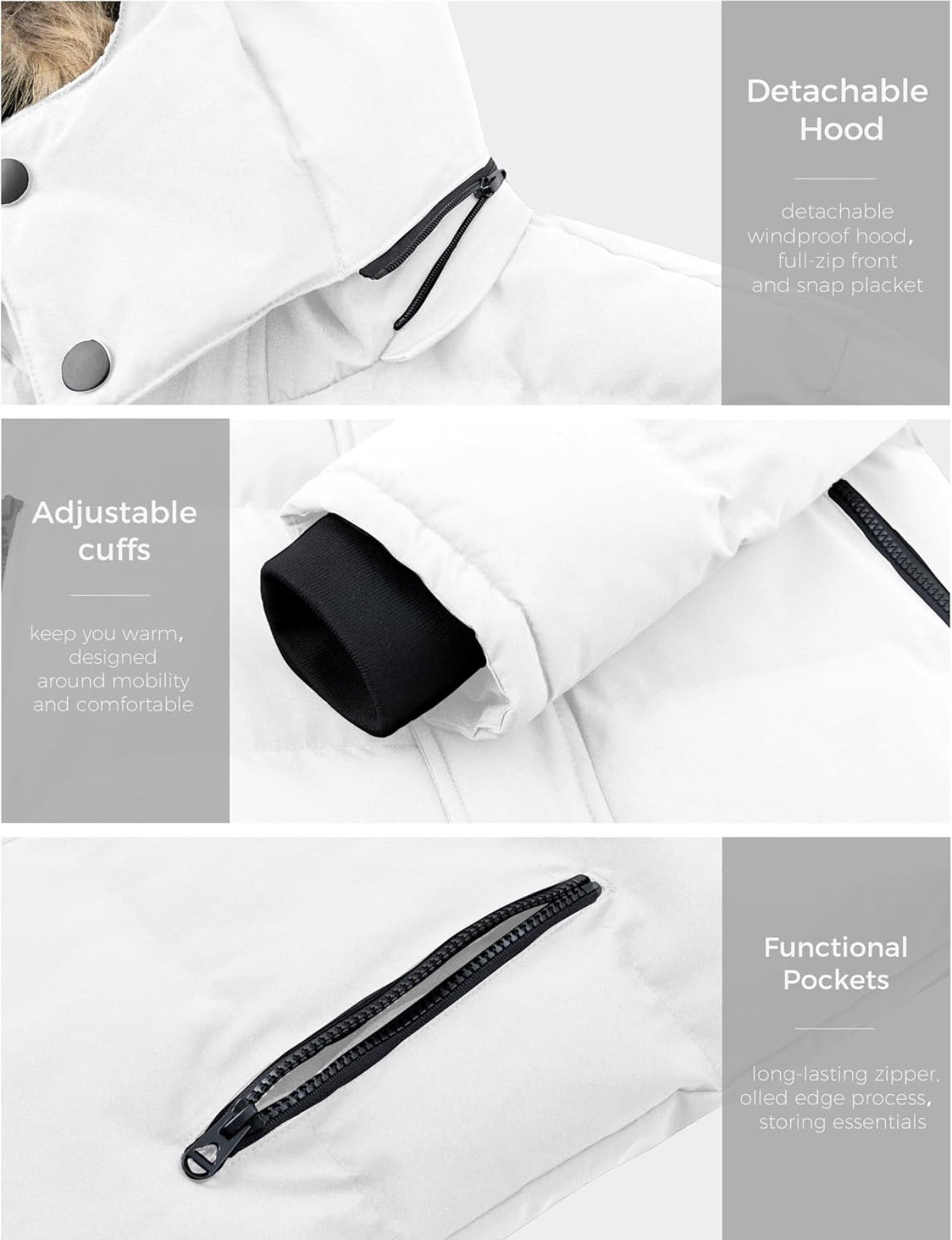 Men's & Women’s Waterproof Puffer Jacket - Hooded Winter Coat | AURORE LUXURE