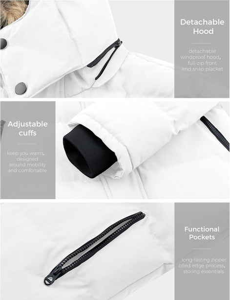 Men's & Women’s Waterproof Puffer Jacket - Hooded Winter Coat | AURORE LUXURE