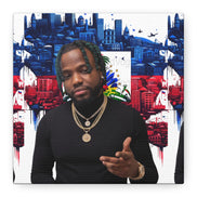 Personalized Urban Flag Background Matte