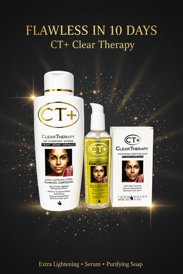 CT+ Clear Therapy Extra Lightening Body Lotion with Carrot Oil – Set