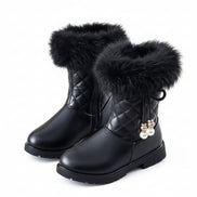 Winter Girl Boots – Warm Velvet Snow Boots, Long Tube Casual Princess Shoes for Girls