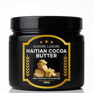 Premium Haitian Cocoa Butter Oil - 100% Organic | AURORE LUXURE