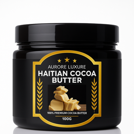 Premium Haitian Cocoa Butter Oil - 100% Organic | AURORE LUXURE