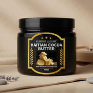 Premium Haitian Cocoa Butter Oil - 100% Organic | AURORE LUXURE