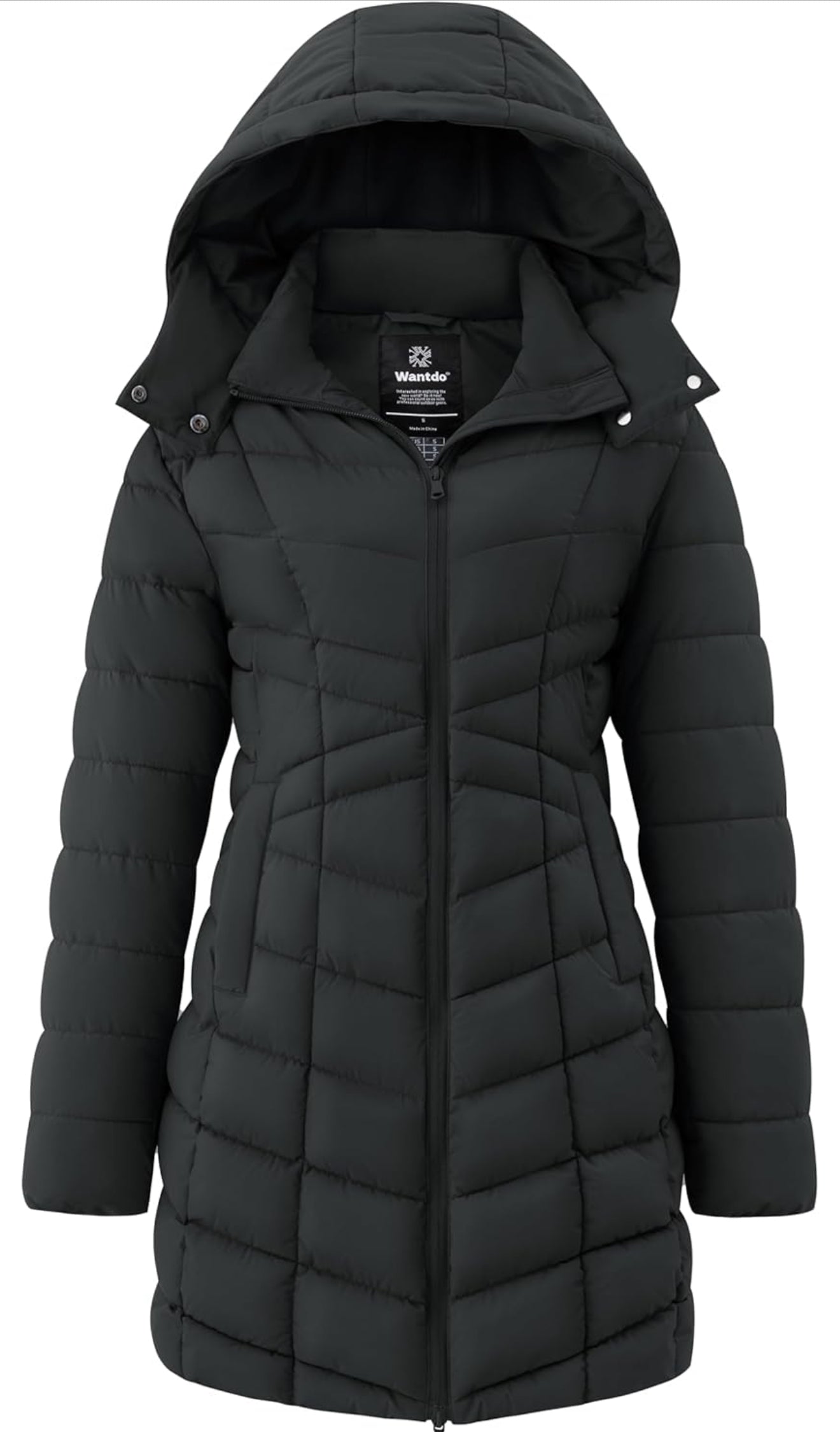 Women's Long Puffer Jacket - Warm Quilted Winter Coat (Plus Size) | AURORE LUXURE