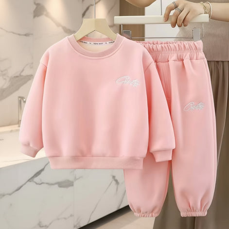 Kids Winter Sports Outfit Set - Warm Sweatshirt & Trousers | AURORE LUXURE