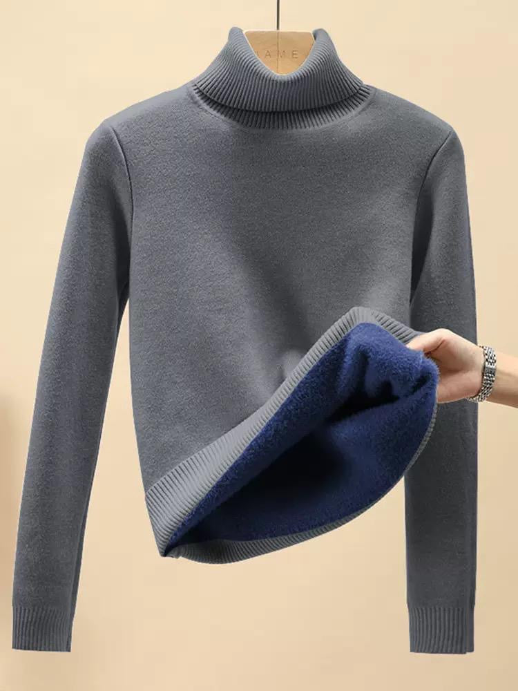 Men's Turtleneck Sweater - Warm Long Sleeve Pullover (M-4XL)