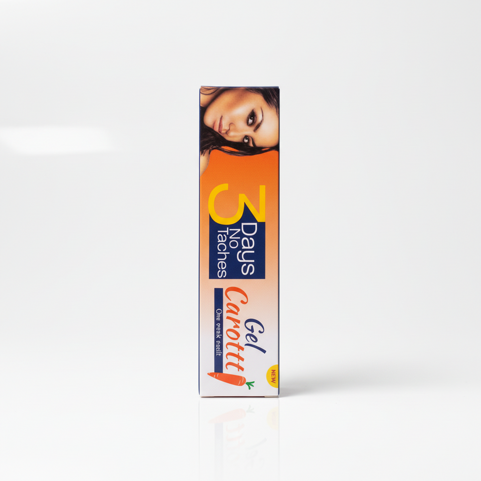 3 days No tach lotion Carrots