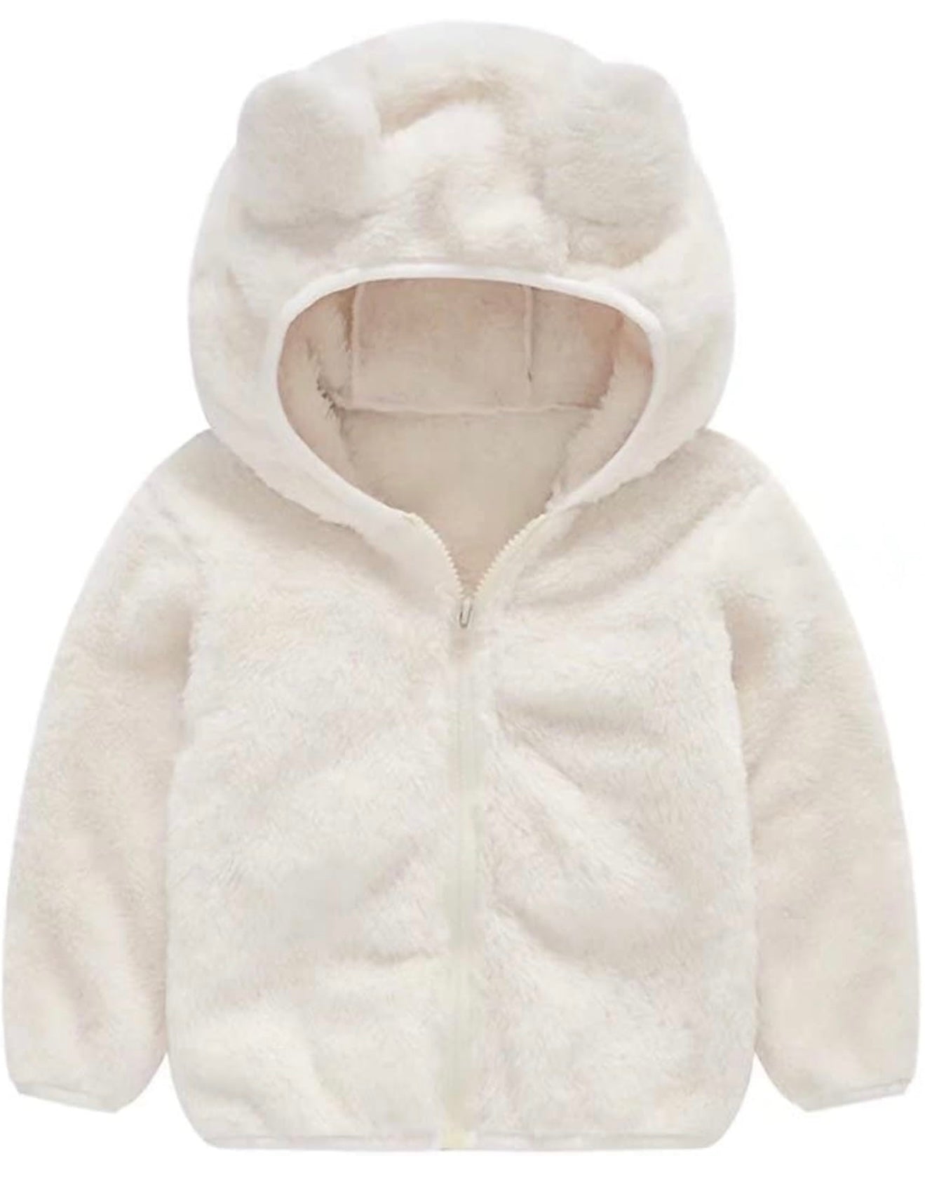 Toddler Bear Ear Hoodie - Fleece Winter Jacket for Boys & Girls _ AURORE LUXURE