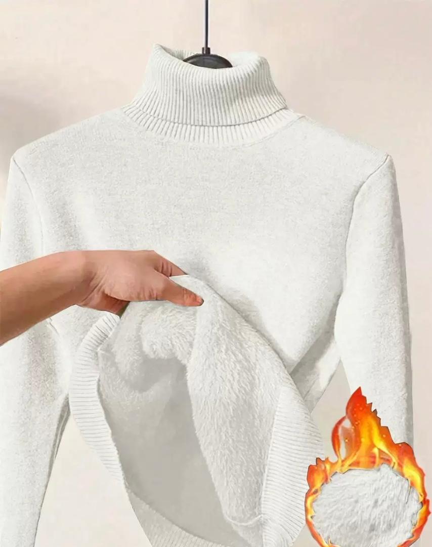 Men's Turtleneck Sweater - Warm Long Sleeve Pullover (M-4XL)