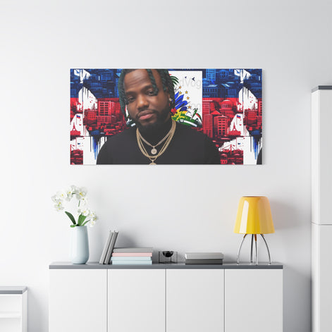 Personalized Urban Flag Background Matte