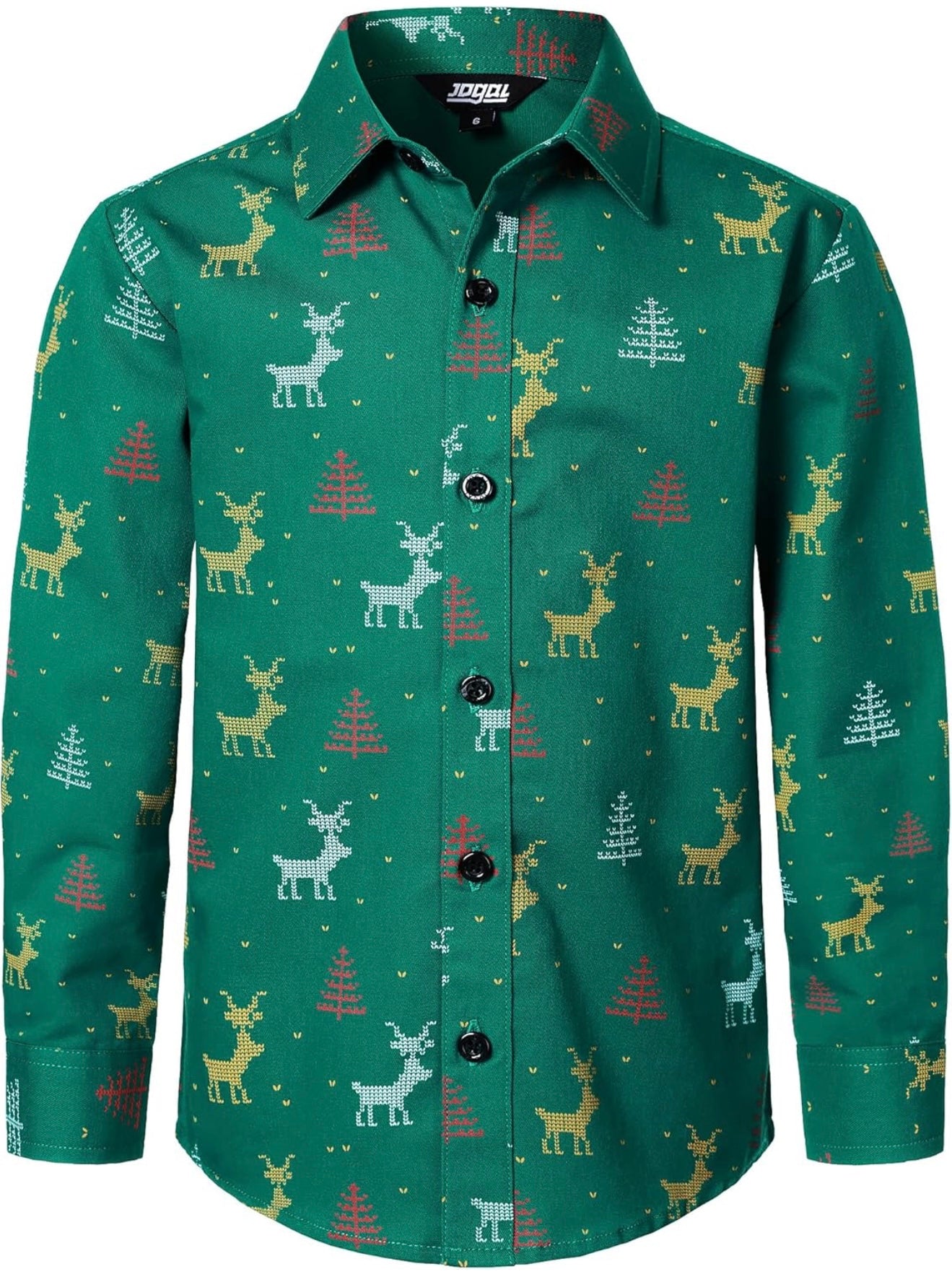 Kids Christmas Shirt - Santa Claus Button Down for Boys & Girls | AURORE LUXURE