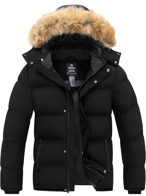 Men's & Women’s Waterproof Puffer Jacket - Hooded Winter Coat | AURORE LUXURE