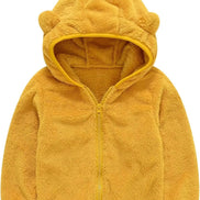 Toddler Bear Ear Hoodie - Fleece Winter Jacket for Boys & Girls _ AURORE LUXURE