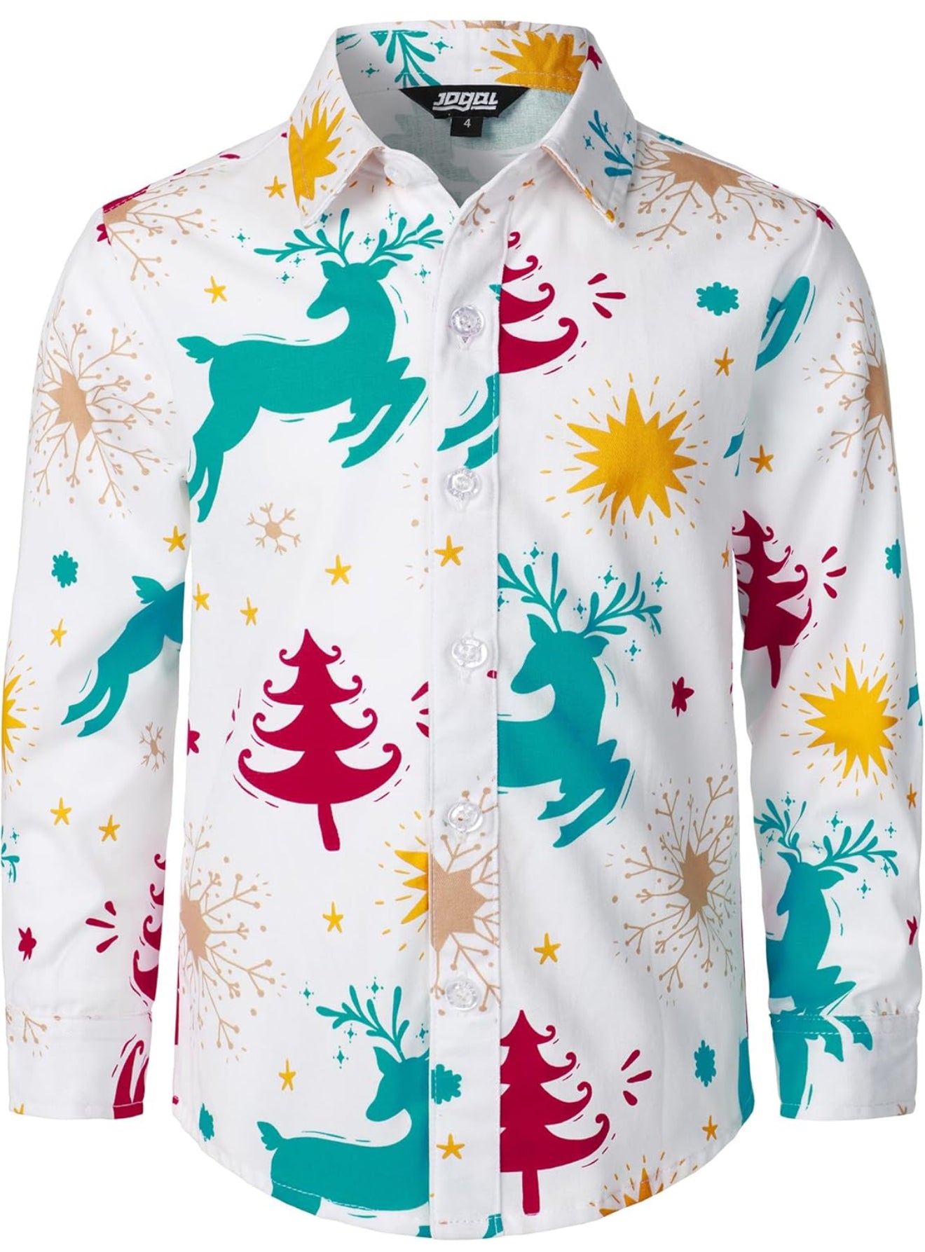 Kids Christmas Shirt - Santa Claus Button Down for Boys & Girls | AURORE LUXURE