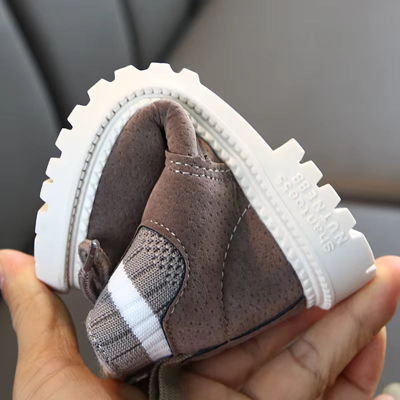 Kids Snow Boots - Warm Faux Fur Lined Winter Boots with Zipper | AURORE LUXURE