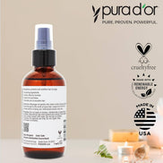 PURA D'OR Scalp & Hair Strengthening Oil with Rosemary Castor Peppermint Oil 3.3 Oz
Supports Optimal Growth, Reduce Breakage, Nourish Roots, Healthier, Fuller, Thicker Hair, Stronger Strands Ft