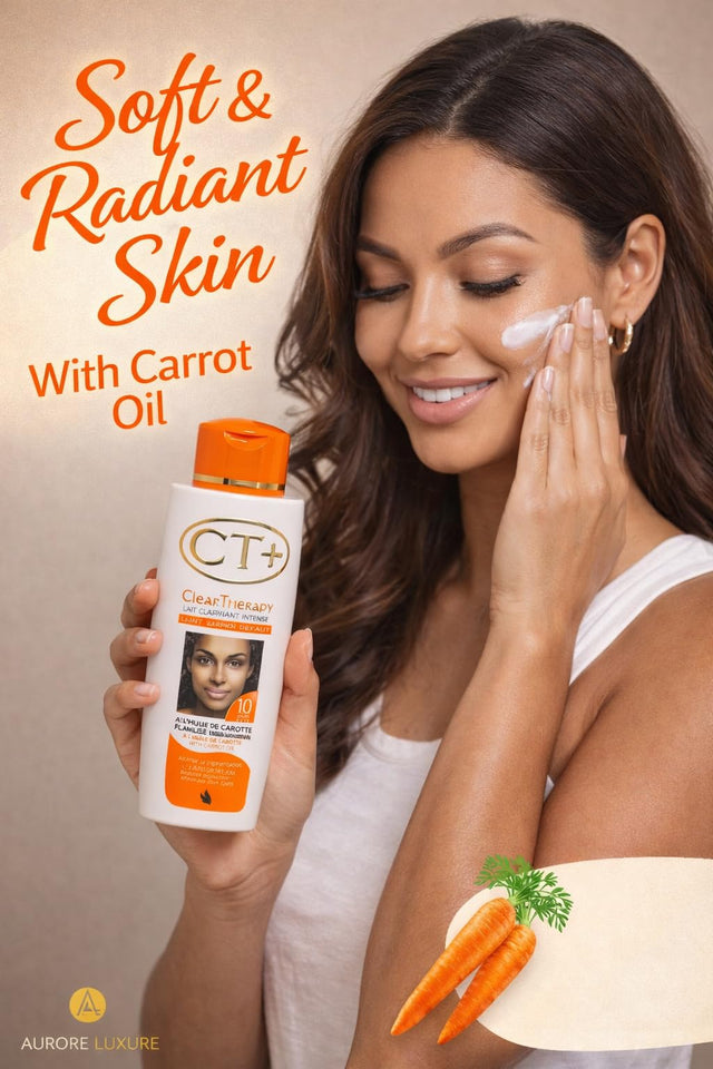CT+ Clear Therapy Body Lotion with Carrot Oil - EXTRA LIGHTENING LOTION
FLAWLESS COMPLEXION