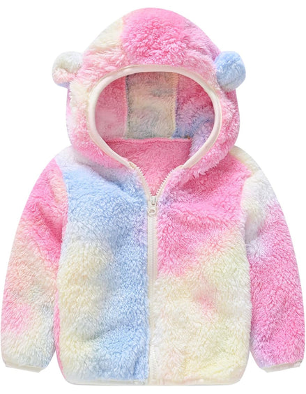 Toddler Bear Ear Hoodie - Fleece Winter Jacket for Boys & Girls _ AURORE LUXURE