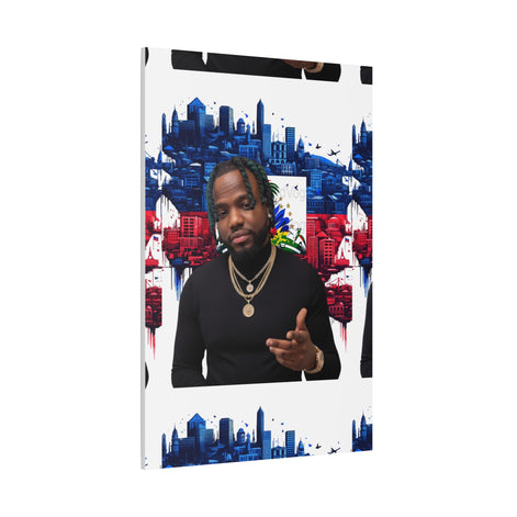 Personalized Urban Flag Background Matte