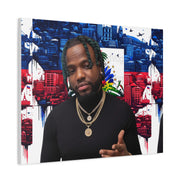 Personalized Urban Flag Background Matte