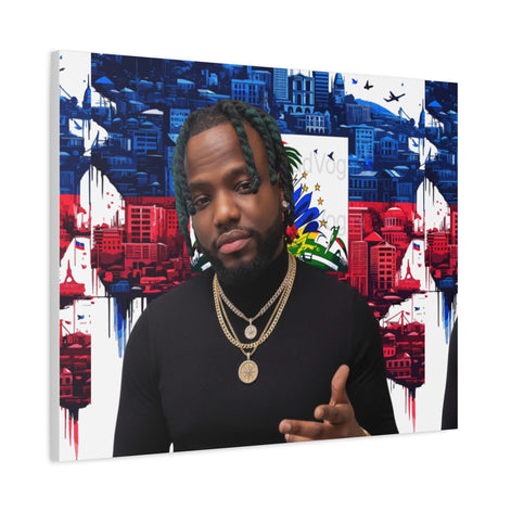 Personalized Urban Flag Background Matte