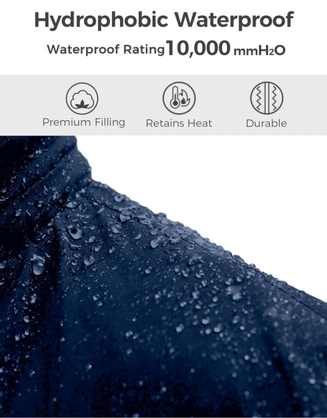 Boy's Waterproof Ski Jacket - Fleece Lined Winter Snowboard Coat | AURORE LUXURE